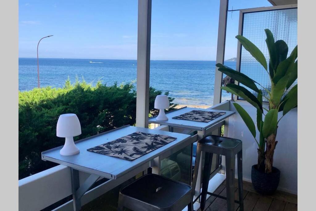 Charmant Studio Avec Terrasse Vue Mer A 50 M Sainte-Maxime Zewnętrze zdjęcie