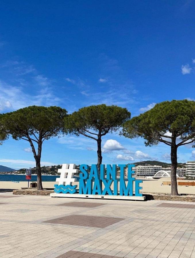Charmant Studio Avec Terrasse Vue Mer A 50 M Sainte-Maxime Zewnętrze zdjęcie
